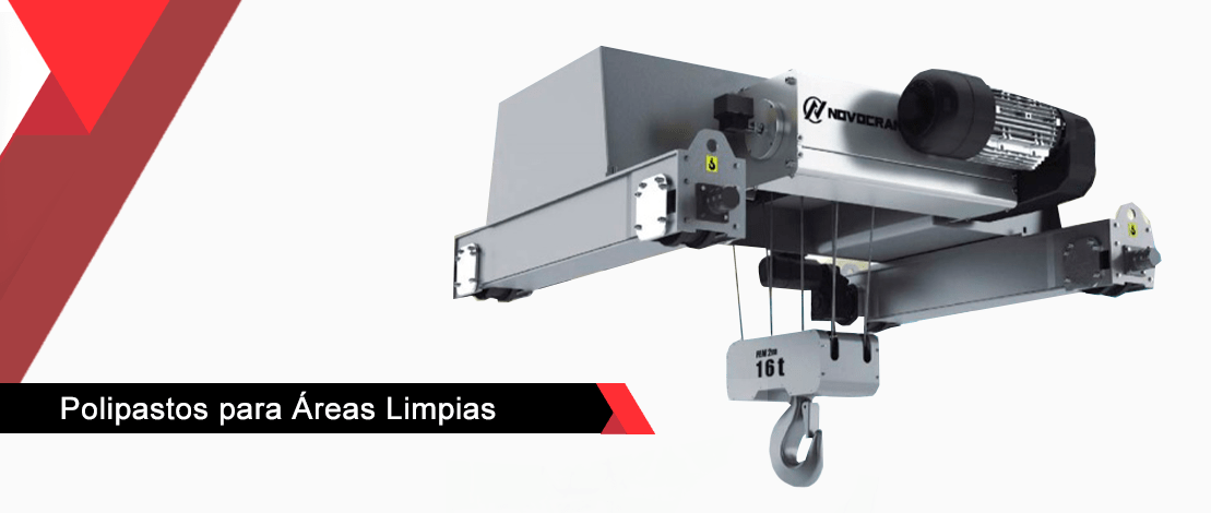 Polipastos para Áreas Limpias