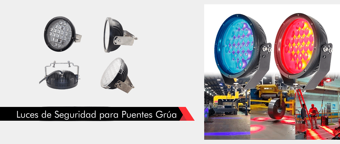 Luces de Seguridad para Puentes Grúa